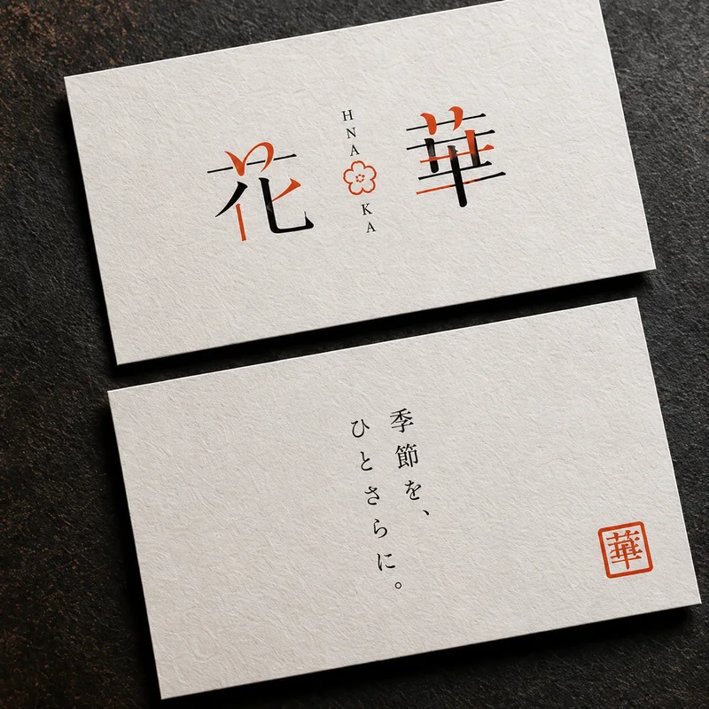 名刺の制作例